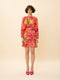 Τοπ Cropped Floral We_Are Ροζ